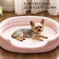 KEMORELA Cooling Ice Silk Pet Mat for Cats & Dogs | Breathable Cooling Pet Mat Axl Pink S