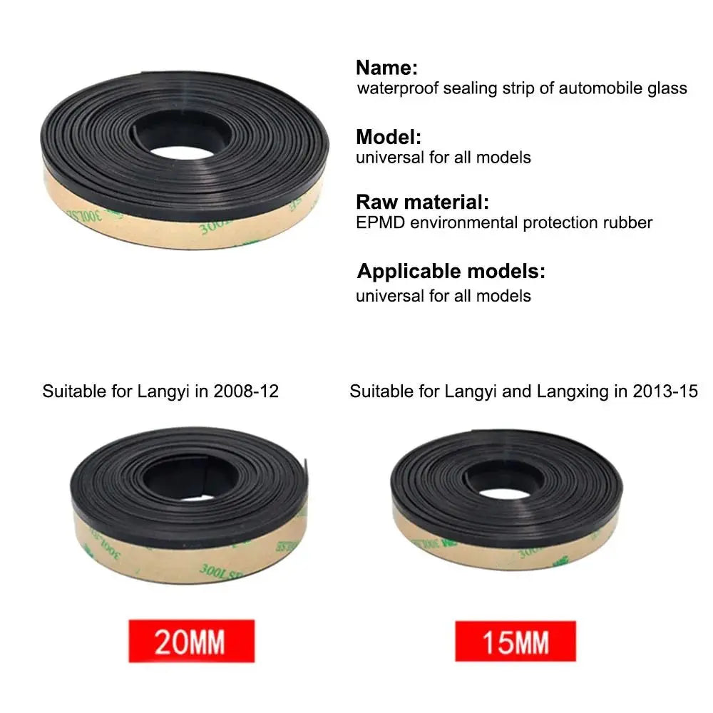 EPDM Car Window Weatherstrip Seal | 1M/4M, 15MM/20MM Car Weatherstrip Seal Axl