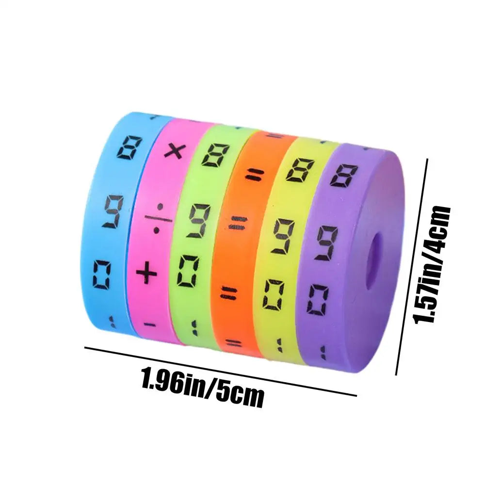 Math Arithmetic Cube – Colorful Number Learning Toy for Kids Educational Math Toy Axl As show