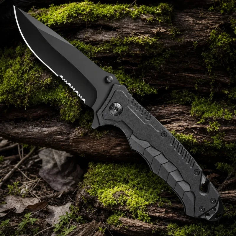 Multifunctional Folding Knife – Camping & Hiking Blade Folding Camping Knife Axl