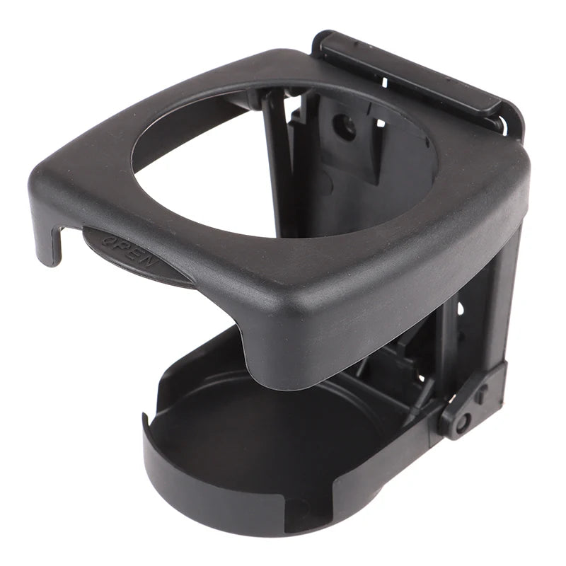 Universal Folding Car Cup Holder – Wall-Mount Drink Stand Car Cup Holder Axl Black