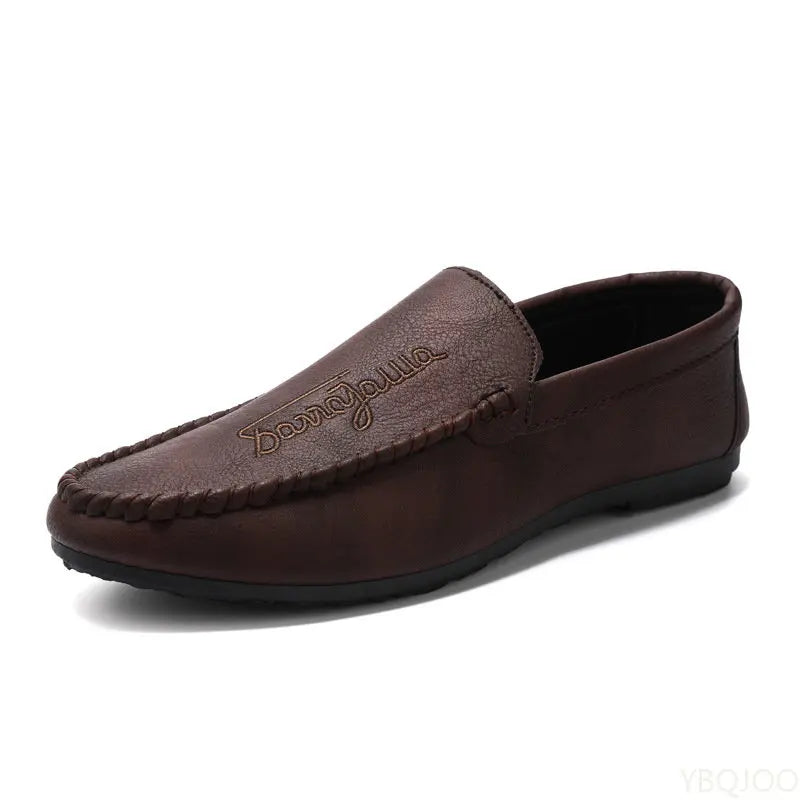 Men's Slip-On Loafers – Breathable Soft PU Leather Moccasins Men's Loafers Axl