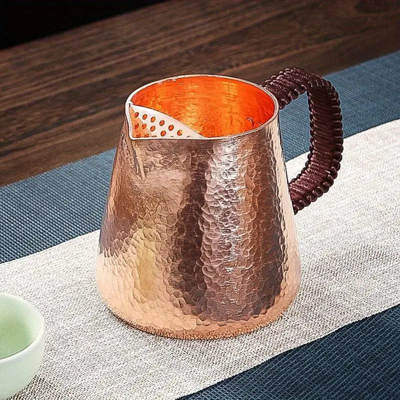 Red Copper Handmade Teapot | Chinese Kung Fu Tea Ceremony Kettle Copper Teapot Axl