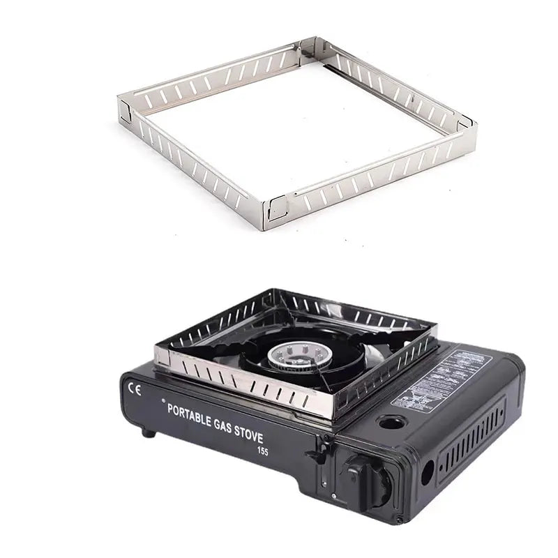 Foldable Stainless Steel Camping Stove Wind Screen Shield Camping Wind Screen Axl
