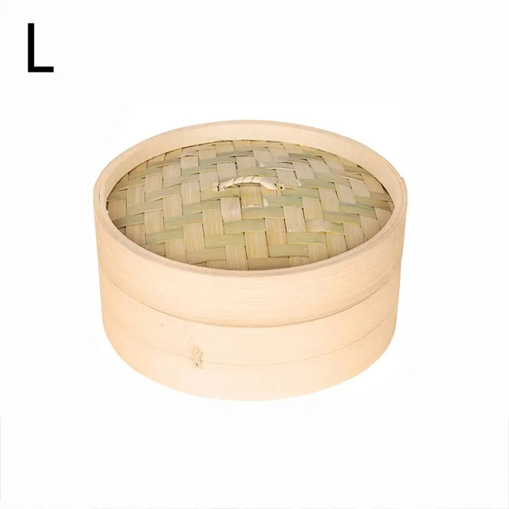 Bamboo Double-Layer Steamer Basket – Dumplings & Buns Bamboo Steamer Basket Axl L 21cm