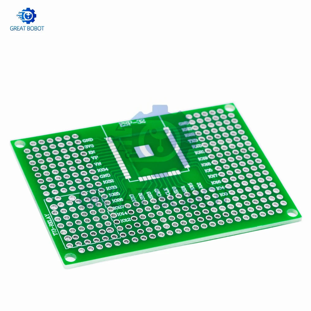 50x70mm Double-Sided Protoshield Breadboard for ESP8266 & ESP32 Protoshield Breadboard Axl