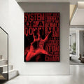 System of a Down Poster – HD Wall Art for Home & Bar Decor Music Band Poster Axl White1 21X30cmNoframe
