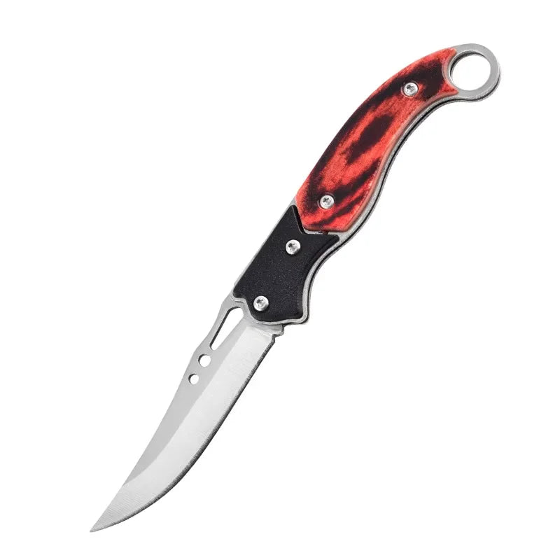 Stainless Steel Pocket Knife Set – EDC Camping & Fruit Knife Camping Pocket Knife Axl 1 pcs knife
