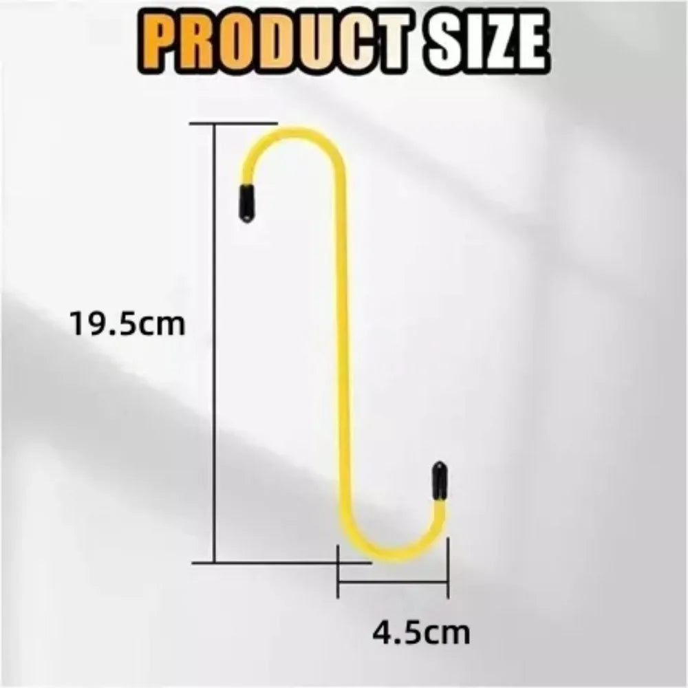 S-Shape Brake Caliper Hanger Hook with Rubber Tips | Universal Brake Caliper Hook Axl