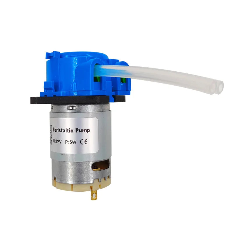 12V Mini Peristaltic Pump 5W Self-Priming with Silicone Tube Peristaltic Pump Axl