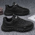 Men's Breathable Low-Top Casual Running Shoes | Rubber Outsole Men's Casual Sneakers Axl black 44