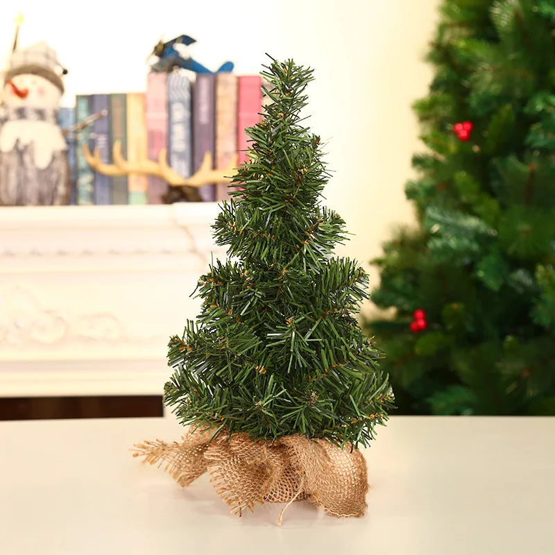 Mini Snowy Pine Christmas Tree 20cm/30cm – Desktop Decor Mini Christmas Tree Axl Deep Sapphire 30CM