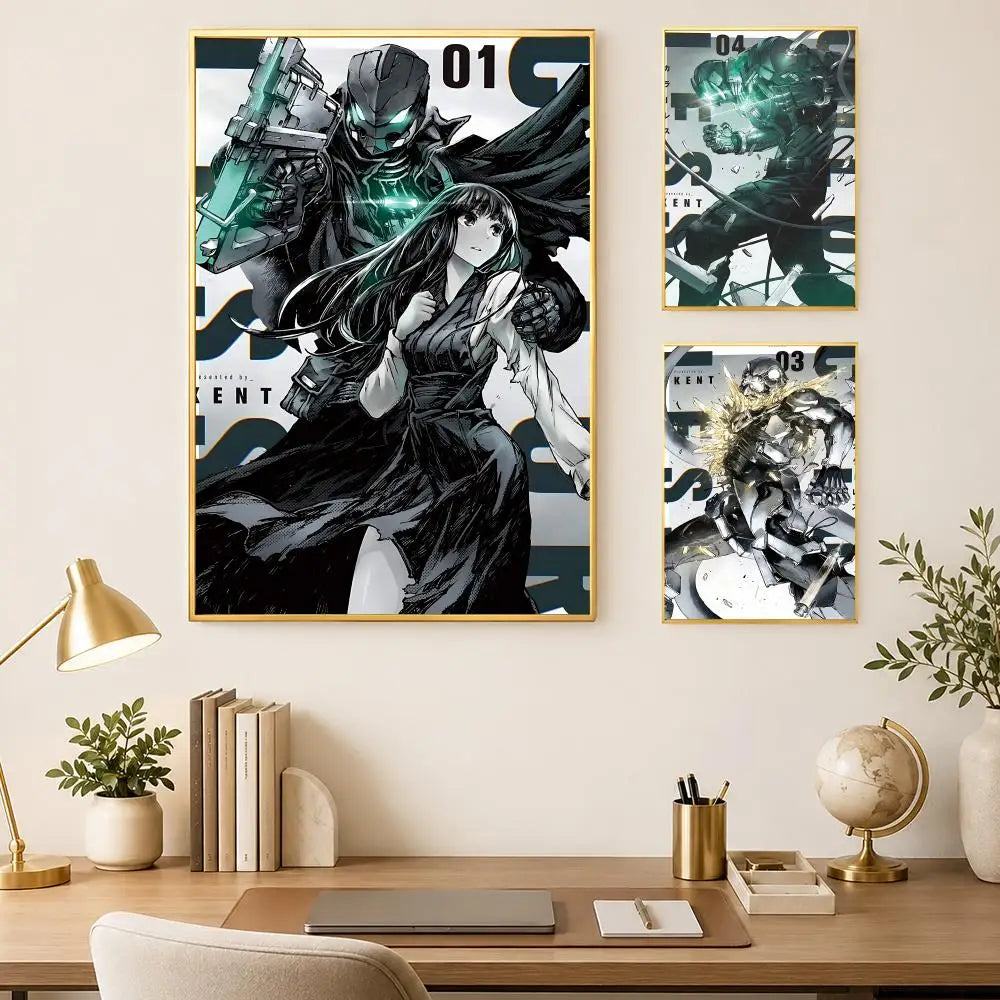 Self-Stick Cartoon Wall Art Poster – Waterproof HD Decor Wall Art Poster Axl