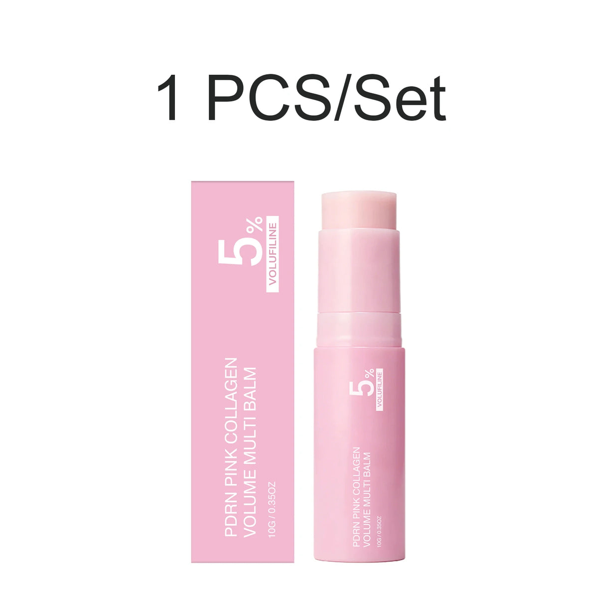 PDRN Collagen Ampoule & Plumping Balm Set – Hydrating Skincare Skincare Ampoule Set Axl Balm 1PCS