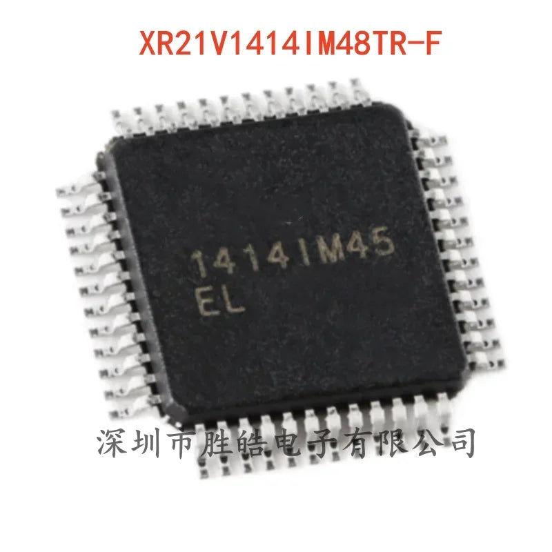 2PCS XR21V1414IM48TR 4-Ch USB UART IC Chip TQFP-48 Integrated Circuit Axl Default Title