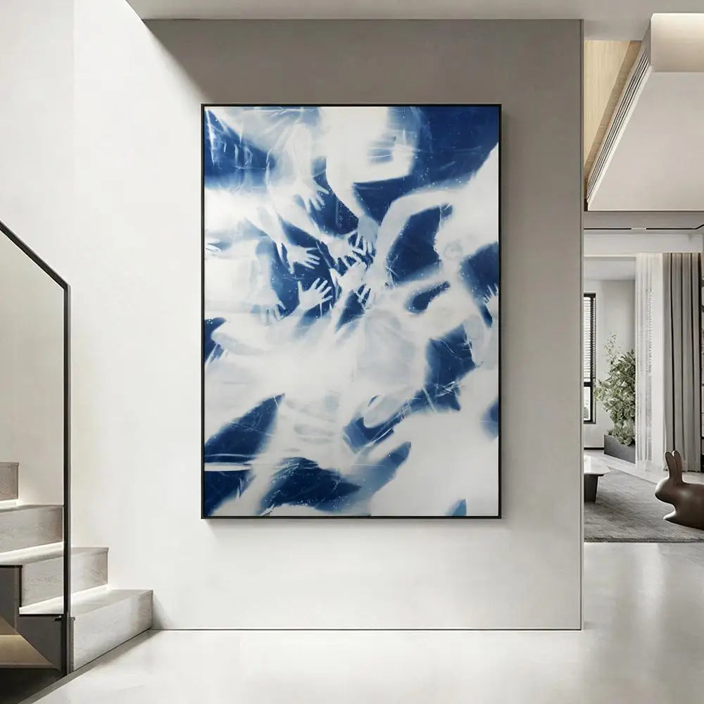 Yves Klein Art Poster – HD Modern Wall Decor | Home & Bar Wall Art Poster Axl White8 30X40cmNoframe