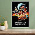 Battlestar Galactica 1978 Classic TV Metal Poster Sign Metal Wall Sign Axl aluminum sign aluminum 14x20cm