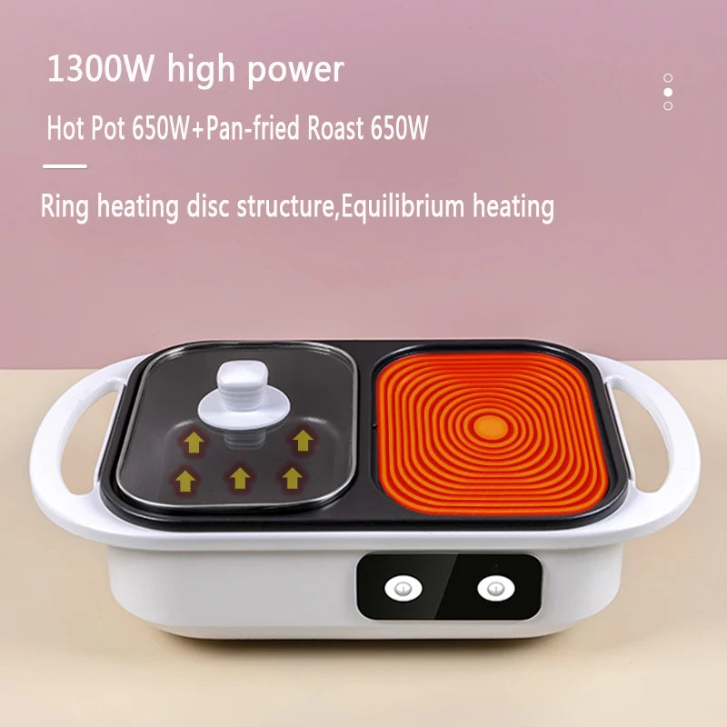 BALASHOV 2-in-1 Electric Hot Pot & Grill – Mandarin Duck Cooker Electric Hot Pot Grill Axl