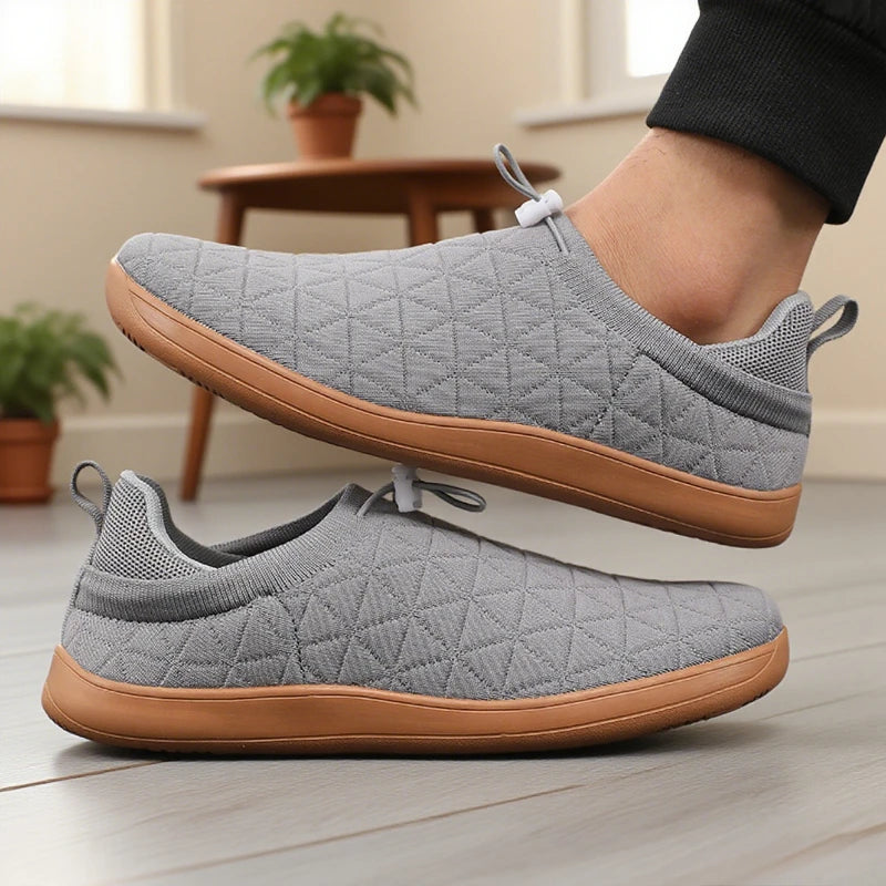 ZULIWAGN Zero Drop Wide Toe Barefoot Walking Sneakers Men Barefoot Walking Shoes Axl