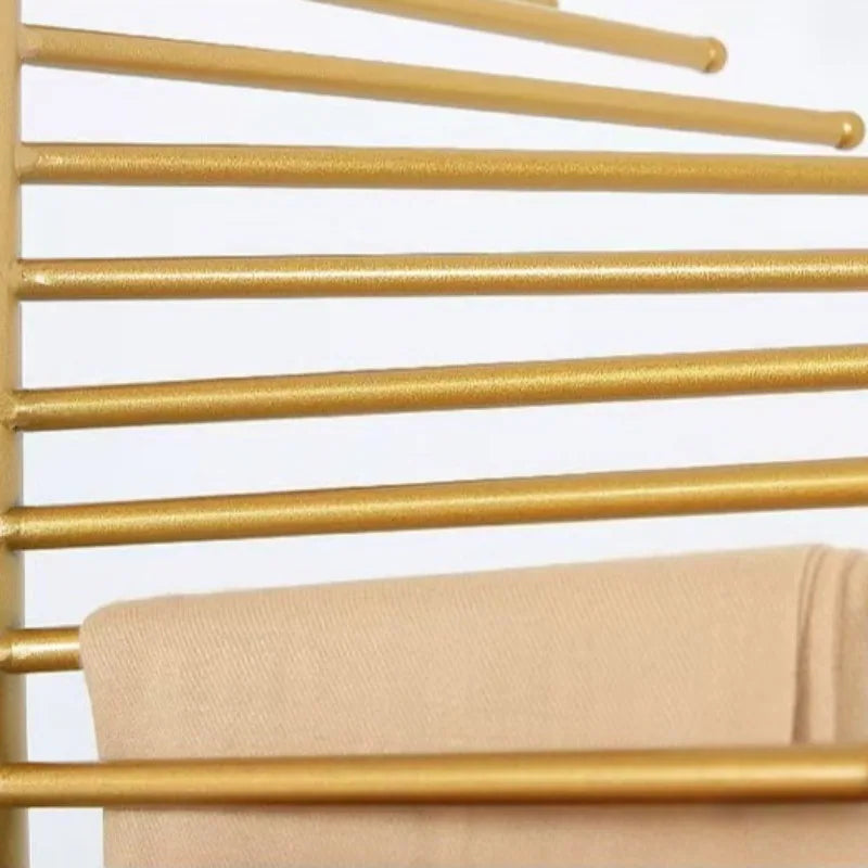 Iron Floor Scarf Rack – Modern Minimalist Standing Holder Floor Scarf Rack Axl