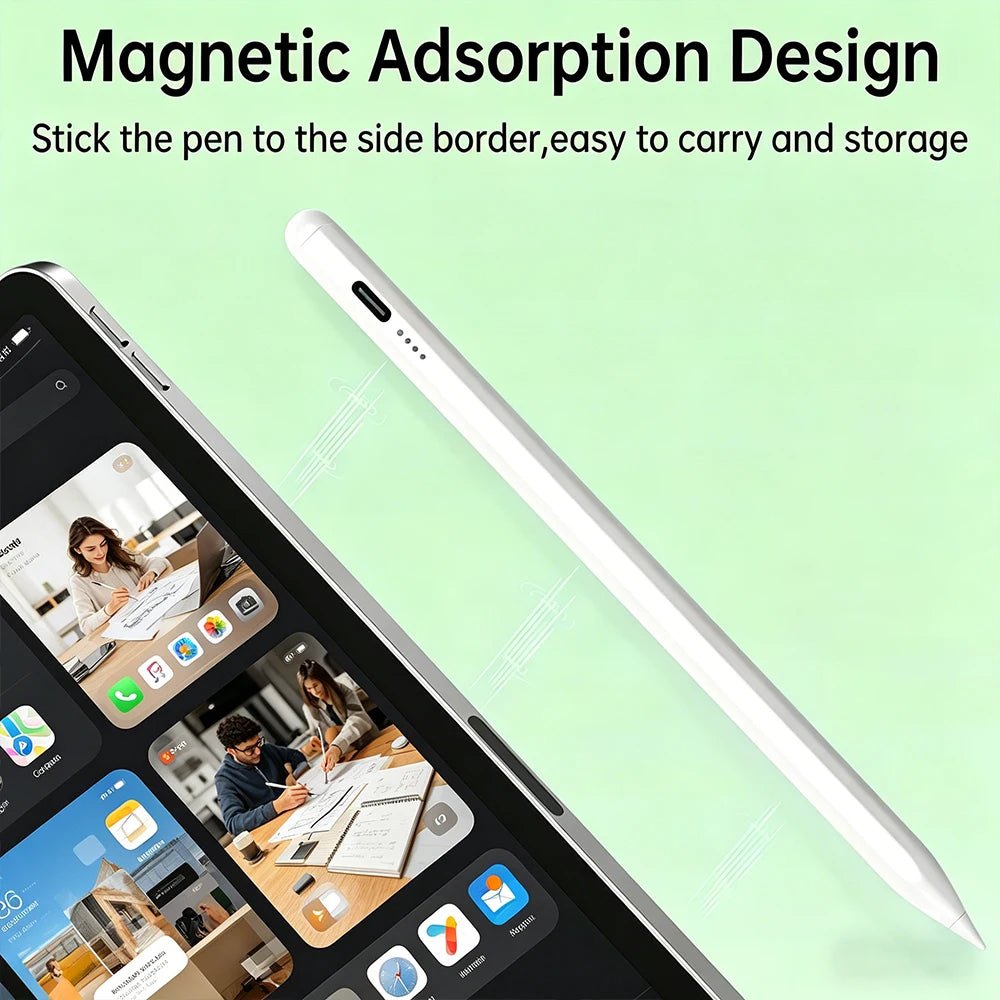 iPad Stylus Pen – Tilt, Palm Rejection & Fast USB-C Charge iPad Stylus Pen Axl