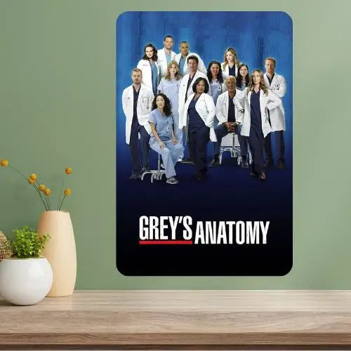 Grey's Anatomy TV Show Metal Poster Sign | Aluminum Wall Decor Metal Wall Sign Axl aluminum sign aluminum 40x30cm