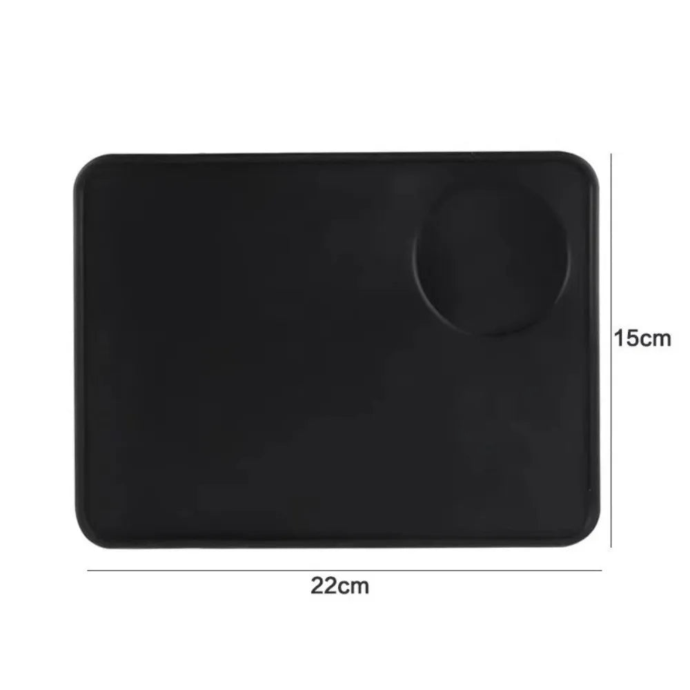 Silicone Espresso Tamper Mat Station – Non-Slip 51–58mm Holder Espresso Tamper Station Axl Flat Square