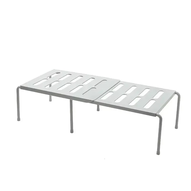 ABS Telescopic Shoe Rack – Extendable Space-Saving Organizer Shoe Storage Rack Axl Gray