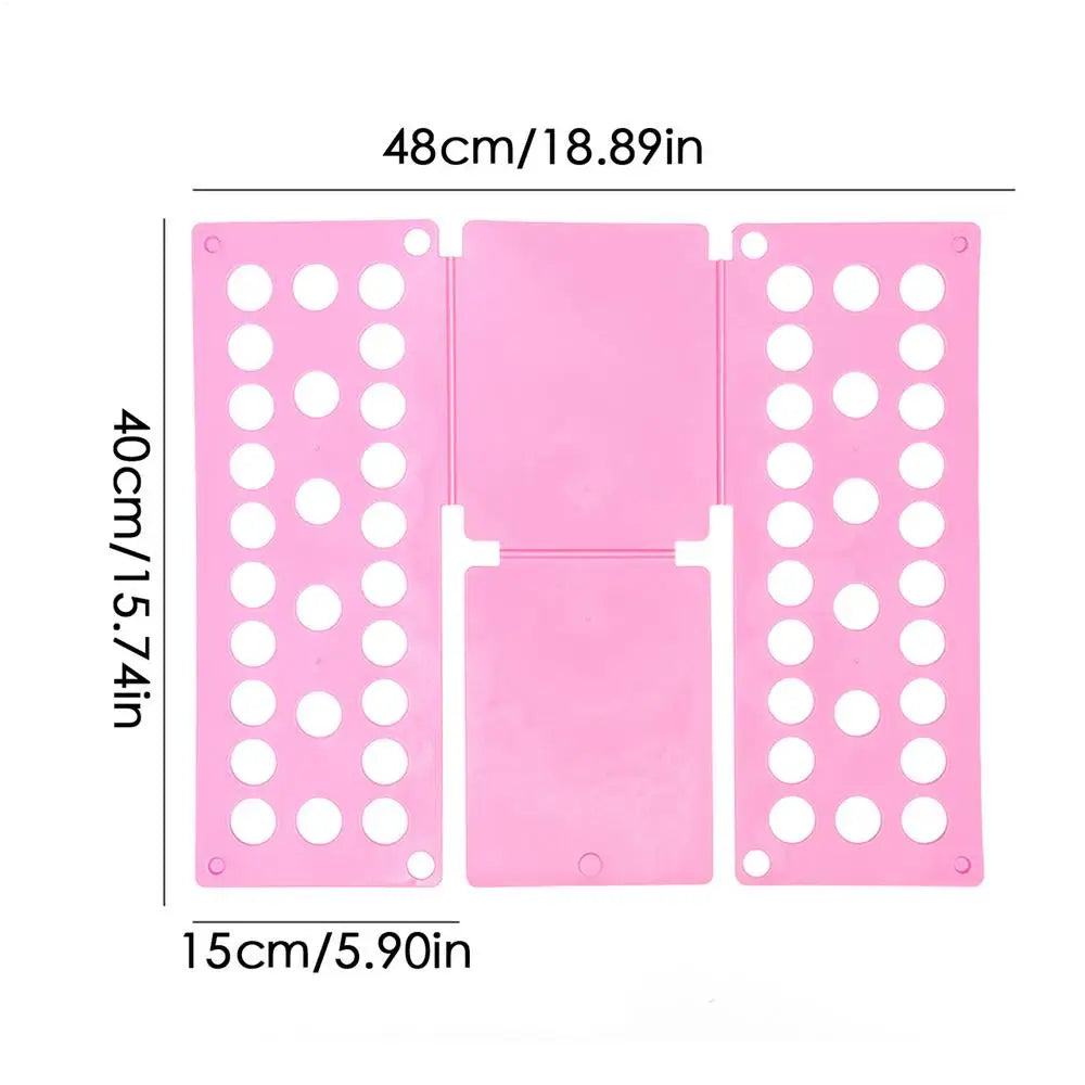 T-Shirt Folding Board – Fast Foldable Clothes Laundry Organizer Clothes Folding Board Axl Pink