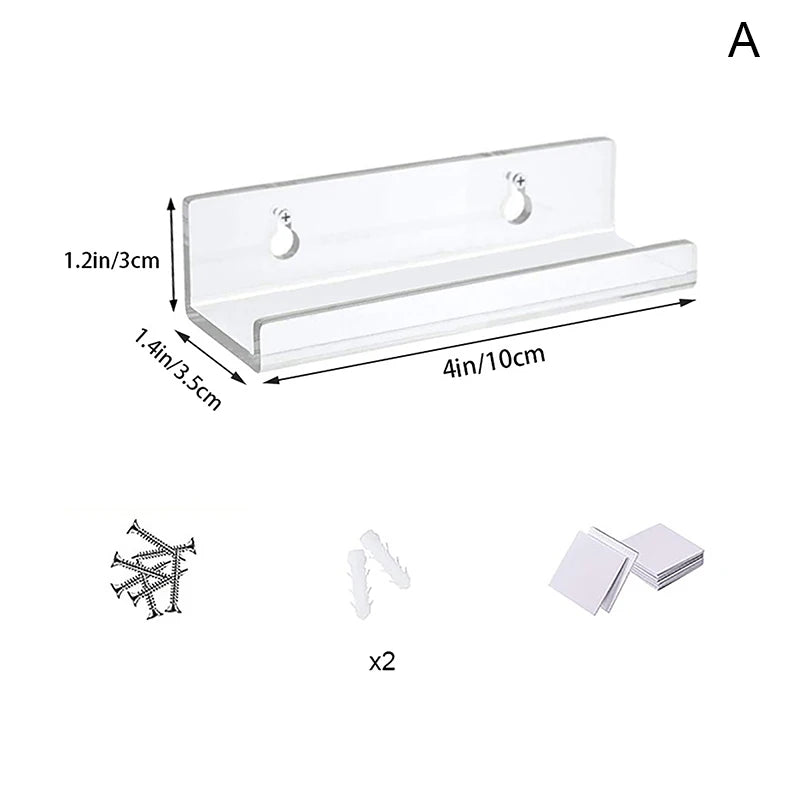 Clear Acrylic Vinyl Record Wall Mount Shelf – LP Display Vinyl Record Shelf Axl A