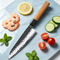 Hand Forged Cleaver Chef Knife – Sharp Stainless Steel Chef Cleaver Knife Axl Chef Knife 14.4 inch