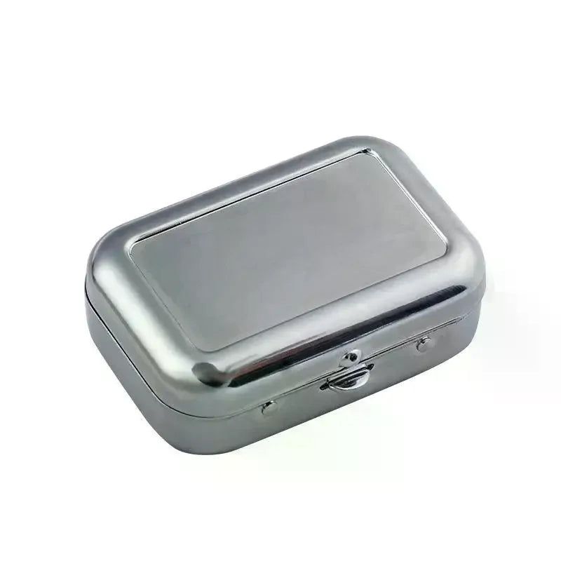 Stainless Steel Pocket Ashtray with Sealed Lid | Portable Travel Portable Pocket Ashtray Axl