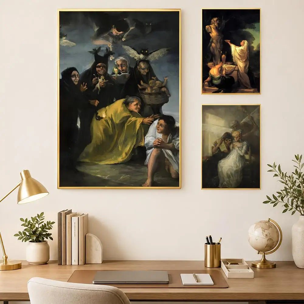 Francisco de Goya Wall Art Poster – Self-Stick HD Waterproof Wall Art Poster Axl