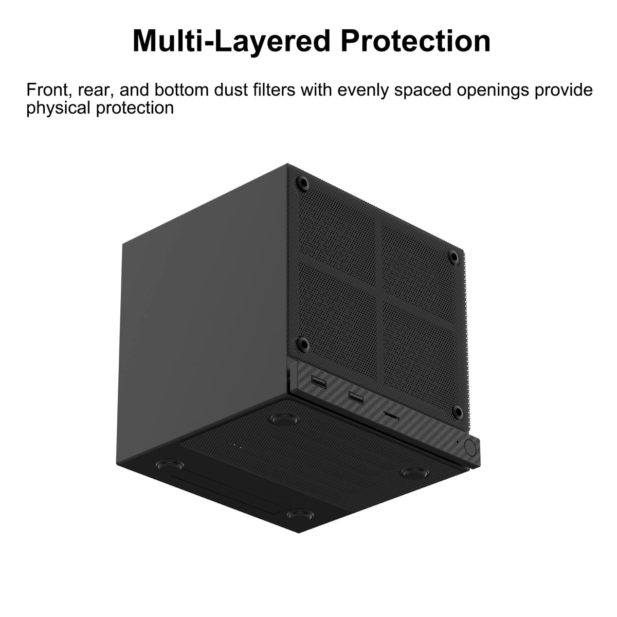 Steam Deck 5-in-1 Dust Filter & Carbon Fiber Sticker Kit Console Protective Kit Axl