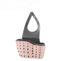 Snap-On Sink Draining Hanging Bag – Kitchen Sponge Holder Sink Sponge Holder Axl pink