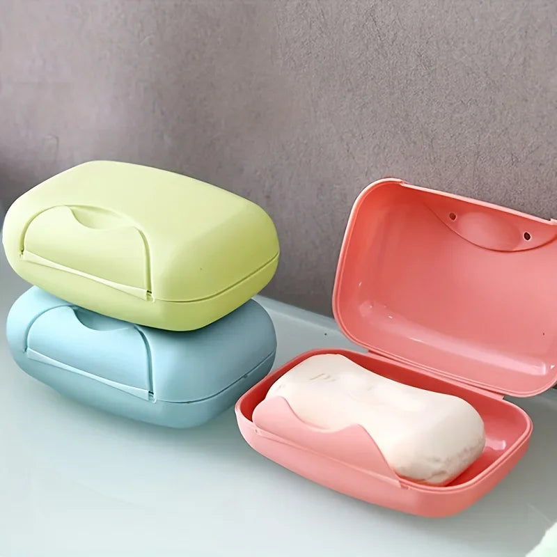 Portable Travel Soap Dish with Lid | PP Plastic Soap Case Travel Soap Dish Axl