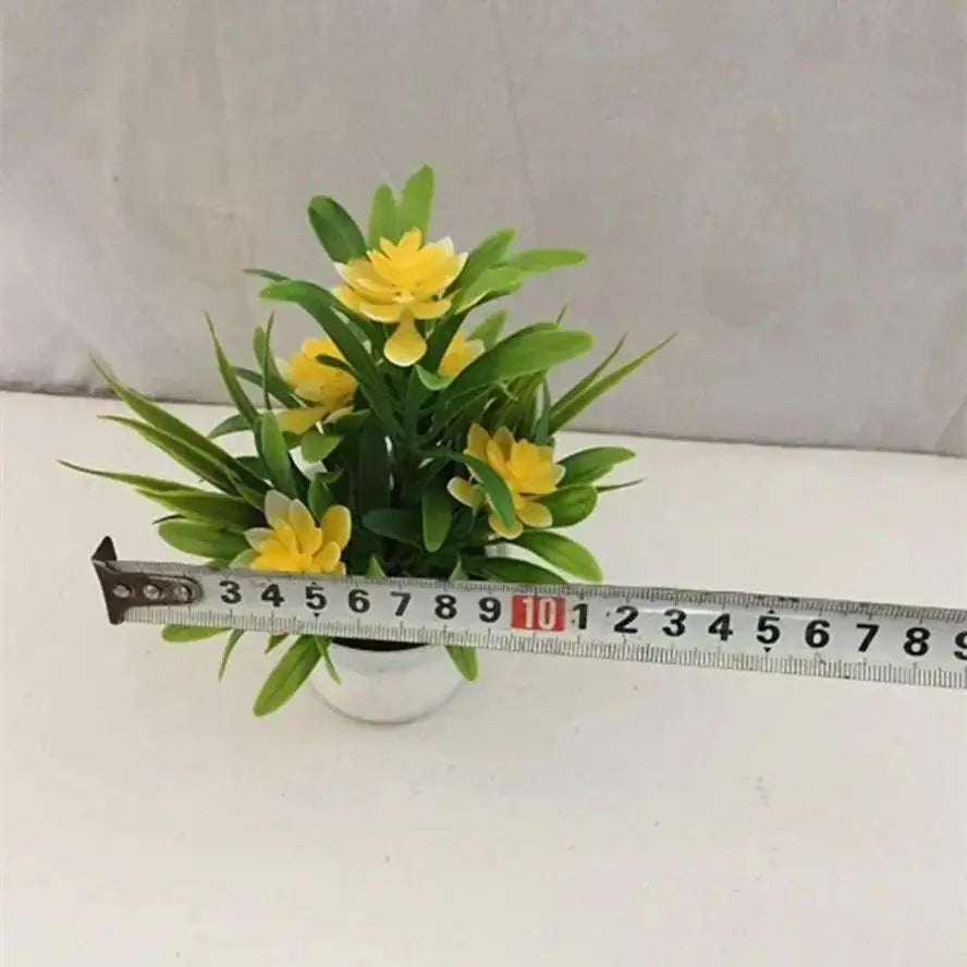 Multi-Color Artificial Lotus Flower with Pot | Home Decor Artificial Flower Decor Axl
