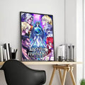 Record of Ragnarok Anime Canvas Wall Art – Unframed Poster Canvas Wall Art Axl Black3 30X40cmFrameless