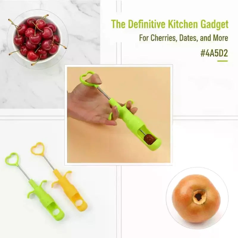 Cherry Olive Pitter & Jujube Corer – Fruit Seed Remover Tool Fruit Pitter Tool Axl