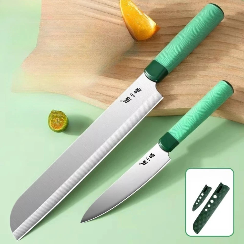 PLYS Stainless Steel Watermelon Fruit Knife with Sheath Fruit Knife Axl