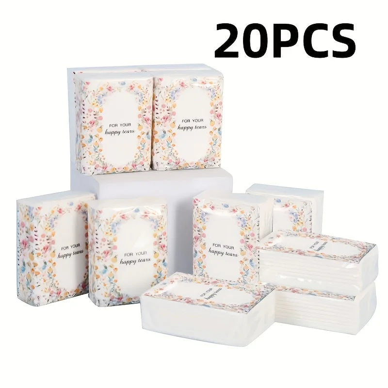 20-Pack Wedding Tissues – Bulk Soft Themed Favor Napkins Wedding Favor Tissues Axl 20 Packs