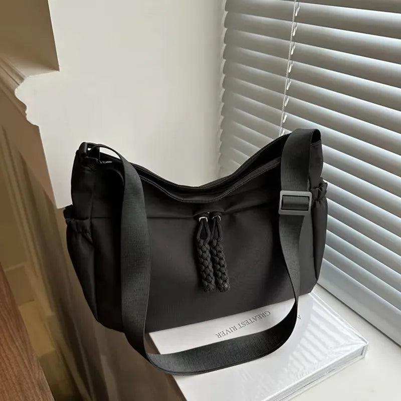 Women's Nylon Crossbody Hobo Bag – Large Capacity Shoulder Purse Crossbody Shoulder Bag Axl