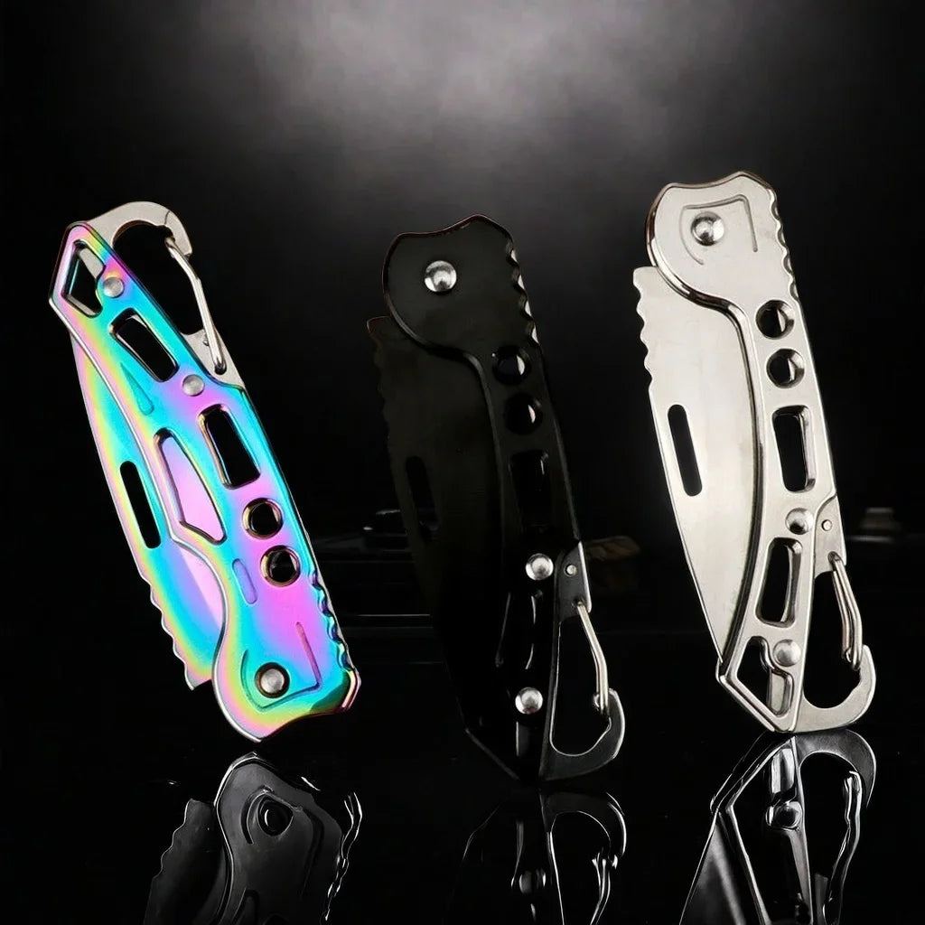 YRIDEFE Mini Folding Pocket Knife Set – Stainless Steel EDC Folding Pocket Knife Axl