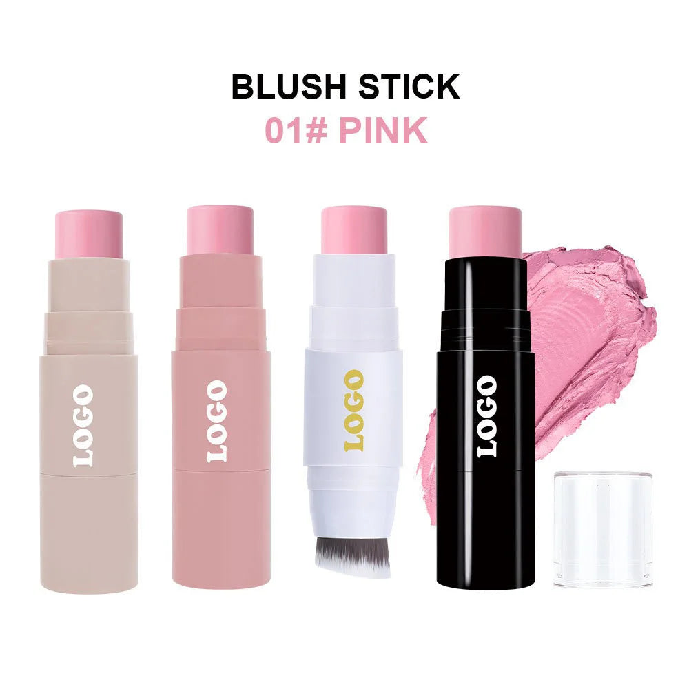 Double-Sided Blush Stick with Brush – Brightening Blusher