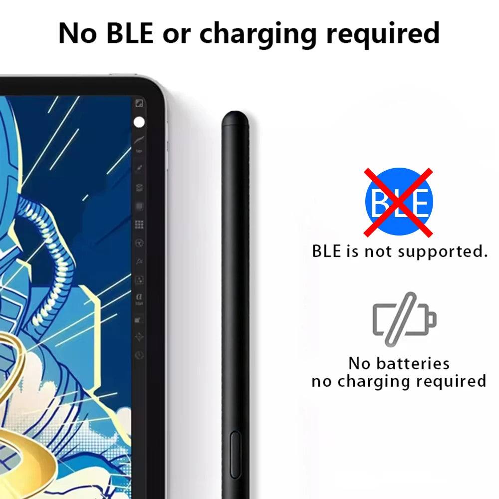 4096-Level Stylus Pen & Nibs for Samsung Galaxy Tab S9/S9+/S9 FE Tablet Stylus Pen Axl