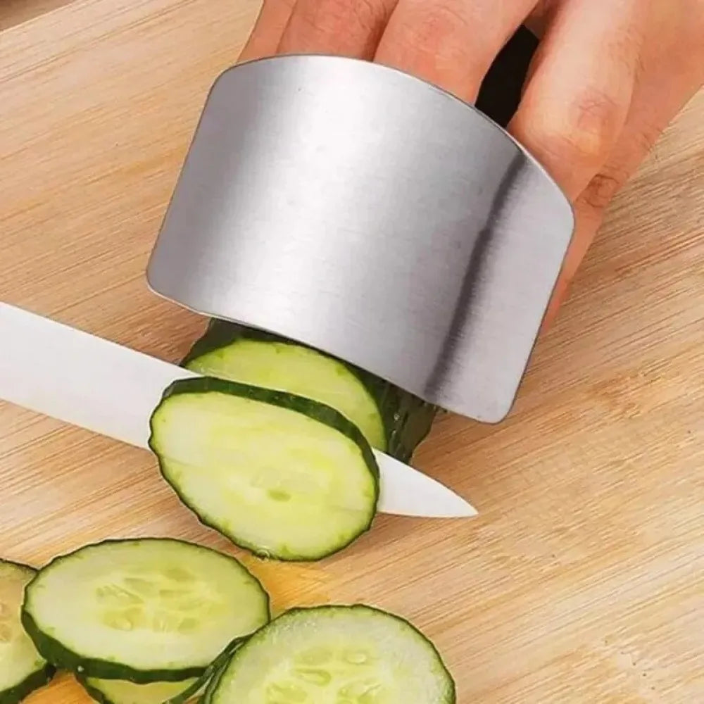 2-Pack Stainless Steel Finger Guard – Kitchen Cutting Protector Kitchen Finger Guard Axl