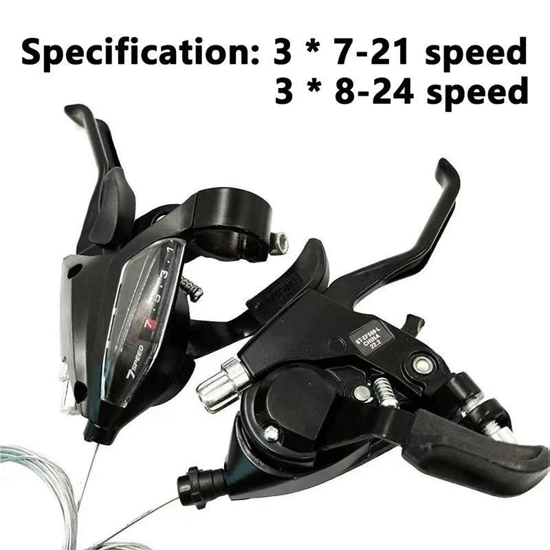 Mountain Bike Finger Shifter 21/24/27 Speed – Aluminum Alloy Bike Gear Shifter Axl