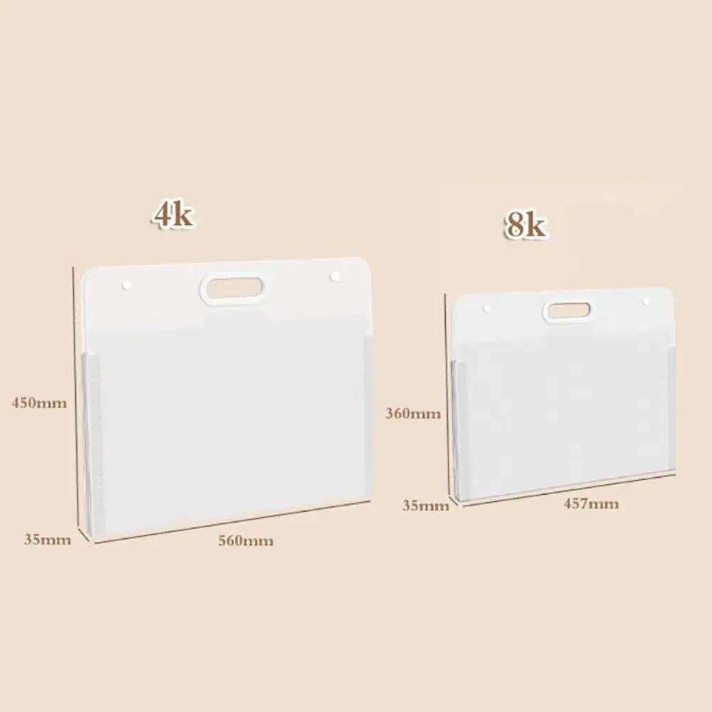 Portable 4-Layer Art Portfolio Bag – Waterproof 4K/8K/16K Organizer Art Portfolio Bag Axl