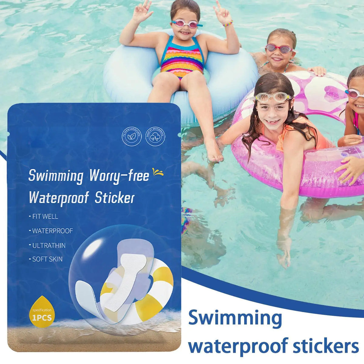 Waterproof Swimming Period Pads – Soft PU Invisible Liner Menstrual Swim Pad Axl