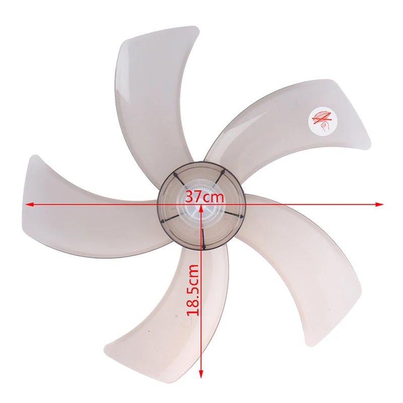 16-Inch Replacement Fan Blade 5-Leaf with Nut Cover – Pedestal Fan Fan Blade Replacement Axl